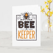 Carte Drôle apiculteur apiculture Cadeau d'anniversaire (Fleur jaune)