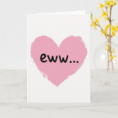 Carte drôle avec un cœur 💘 (Fleur jaune)