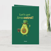 Carte Drôle "Avocontrol" Saint-Patrick Avocat (Dos)