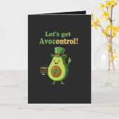 Carte Drôle "Avocontrol" Saint-Patrick Avocat (Fleur jaune)