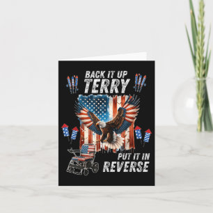 Carte Drôle, Back Up Terry Placez-Le Dans Feu Inverse 4t