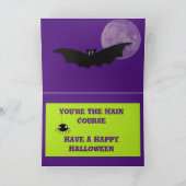 Carte Drôle Basset Hound Zombie Halloween Card (Intérieur)