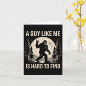 Carte Drôle Bigfoot Un Mec Comme est Difficile à Trouver (Fleur jaune)