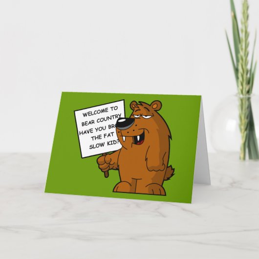 Carte Drôle blague grasse (Devant)