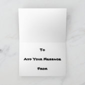 Carte Drôle Bonne chance (Intérieur)