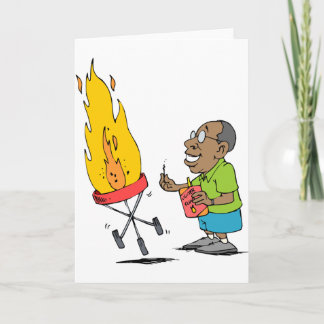 Carte Drôle cadeau Barbeque