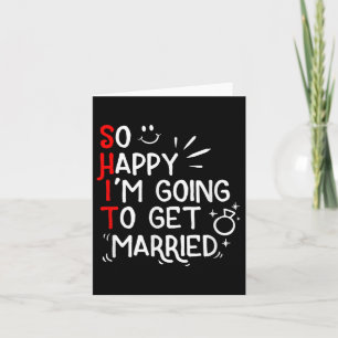 Carte Drôle cadeau de mariage Hilarious Mariage de marié