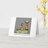 Carte Drôle cadeau Médicale ! (Fleur jaune)