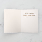 Carte Drôle Cancer Encouragement Mouton (Intérieur)