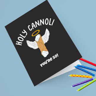 Carte Drôle Cannoli Saint Italien Thème Année Personnali