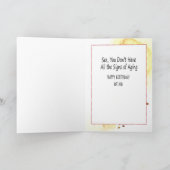 Carte Drôle Caricature Sassy pour lui Anniversaire Perso (Intérieur)