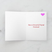 Carte Drôle Cartoon Cheval Enfants Noël (Intérieur)