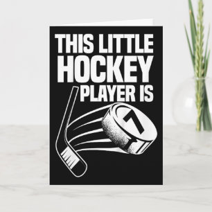 Carte Drôle Ce Petit Joueur De Hockey A Un Anniversaire