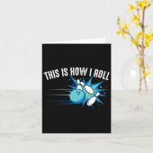 Carte Drôle C'Est Comme Ça Que Je Roule Le Cadeau De Bow (Fleur jaune)