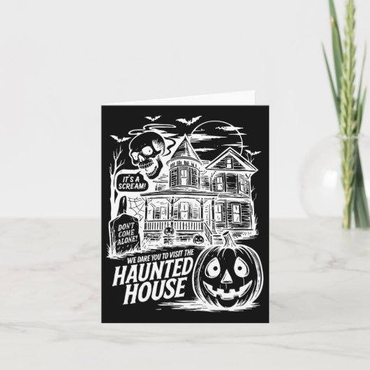 Carte Drôle C'est Un Cri On Vous Défie De Visiter L'Attr (Devant)