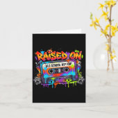 Carte Drôle Cette Graffiti 80s 90s Élevé À L'ancienne Éc (Fleur jaune)