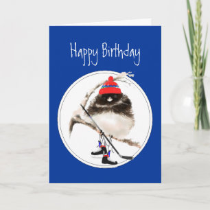 Carte Drôle Champion d'Anniversaire Hockey sur glace Spo