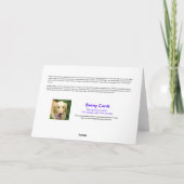 Carte Drôle Chats tu m'as dit qu'il y aurait un jour de (Dos)