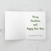 Carte Drôle chien de Noël Ne mangez pas de gag de neige  (Intérieur)