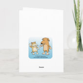 Carte Drôle Chien Excité, Chat Grumpy Anniversaire (Dos)