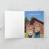 Carte Drôle Chien/Lab Jeudi pour Homme Biker (Intérieur)