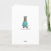 Carte Drôle Chien/Lab Se Bien (Dos)