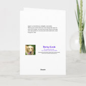 Carte Drôle Chien Père Noël Je Peux Expliquer Tout Noël (Dos)