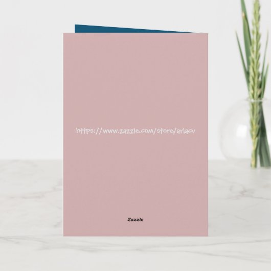 Carte Drôle chouette chouette rose chouette Joyeux anniv (Dos)