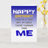 Carte drôle Christian Joyeux anniversaire (Fleur jaune)