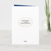 Carte Drôle Citation Anniversaire Sur Bleu (Dos)