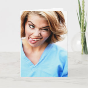 Carte Drôle Citation de soeur dire - Je souris parce que