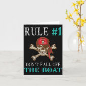 Carte Drôle Citation Pirate Tampa Gasparilla Crossbones  (Fleur jaune)