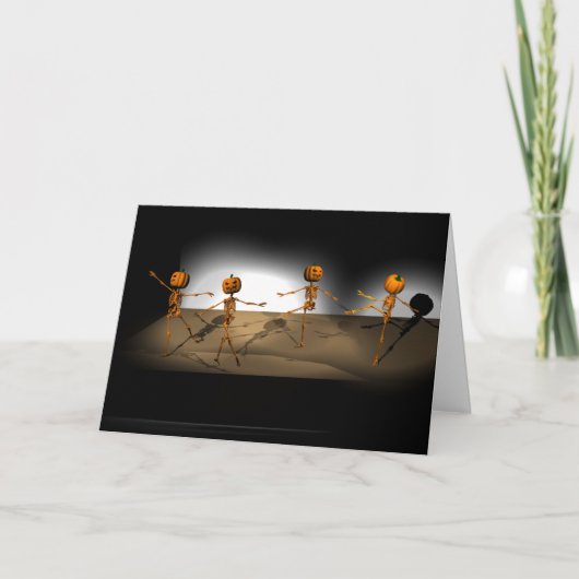 Carte Drôle Citrouilles (Devant)