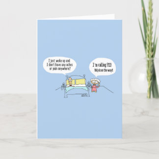 Carte Drôle Comic Greeting Card 006