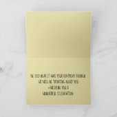 Carte Drôle Couverture Texte Oiseau Photo Salutation (Intérieur)