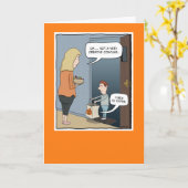 Carte Drôle Creative Trick ou dégustation Halloween (Fleur jaune)