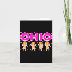 Carte Drôle Cud Ohio Midwestern Party O-h-i-o En Valenti