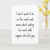 Carte drôle d'ami ou de Saint-Valentin (Fleur jaune)