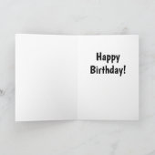 Carte drôle d'anniversaire 12 ans Adolescent (Intérieur)