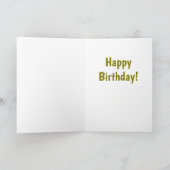 Carte drôle d'anniversaire 14 ans Adolescent (Intérieur)