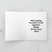 Carte drôle d'anniversaire de mariage "Spectickles (Intérieur)