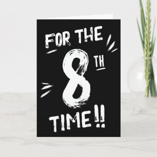 Carte drôle d'anniversaire pour garçon de 8 ans