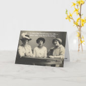 Carte drôle d'Anti-Amitié (Fleur jaune)