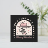 Carte Drôle datant cowboy pays date guillemets simples (Debout devant)