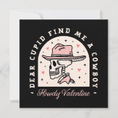 Carte Drôle datant cowboy pays date guillemets simples (Devant)
