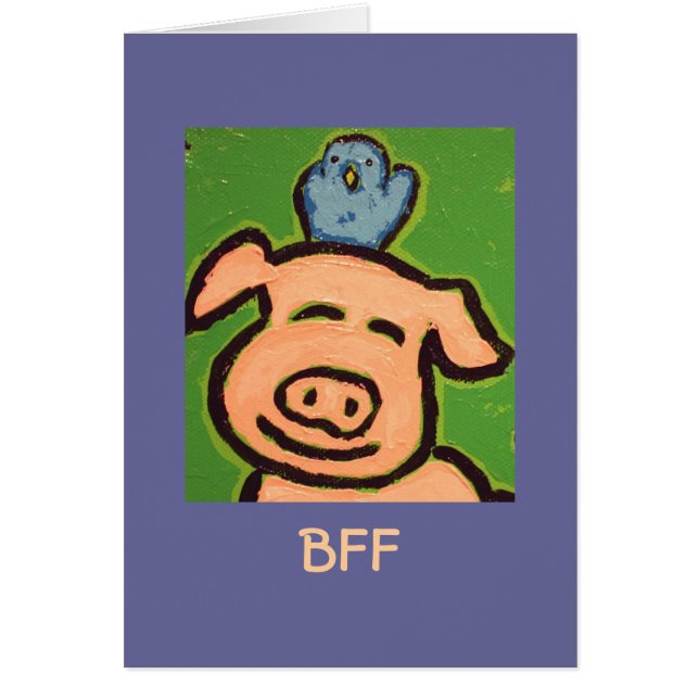 carte drôle de BFF (Devant)