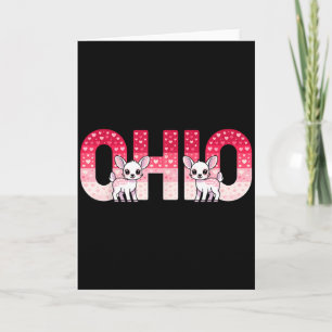 Carte Drôle de cerf de l'Ohio Fête Midwest O-h-i-o à la