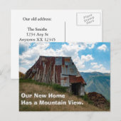 Carte drôle de changement d'adresse : Toit de tôle (Devant / Derrière)