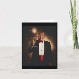 Carte Drôle de Donald Trump Nye 2025 Fête Faire Nouvel A