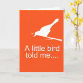 Carte drôle de félicitations pour nouveau bébé (Fleur jaune)